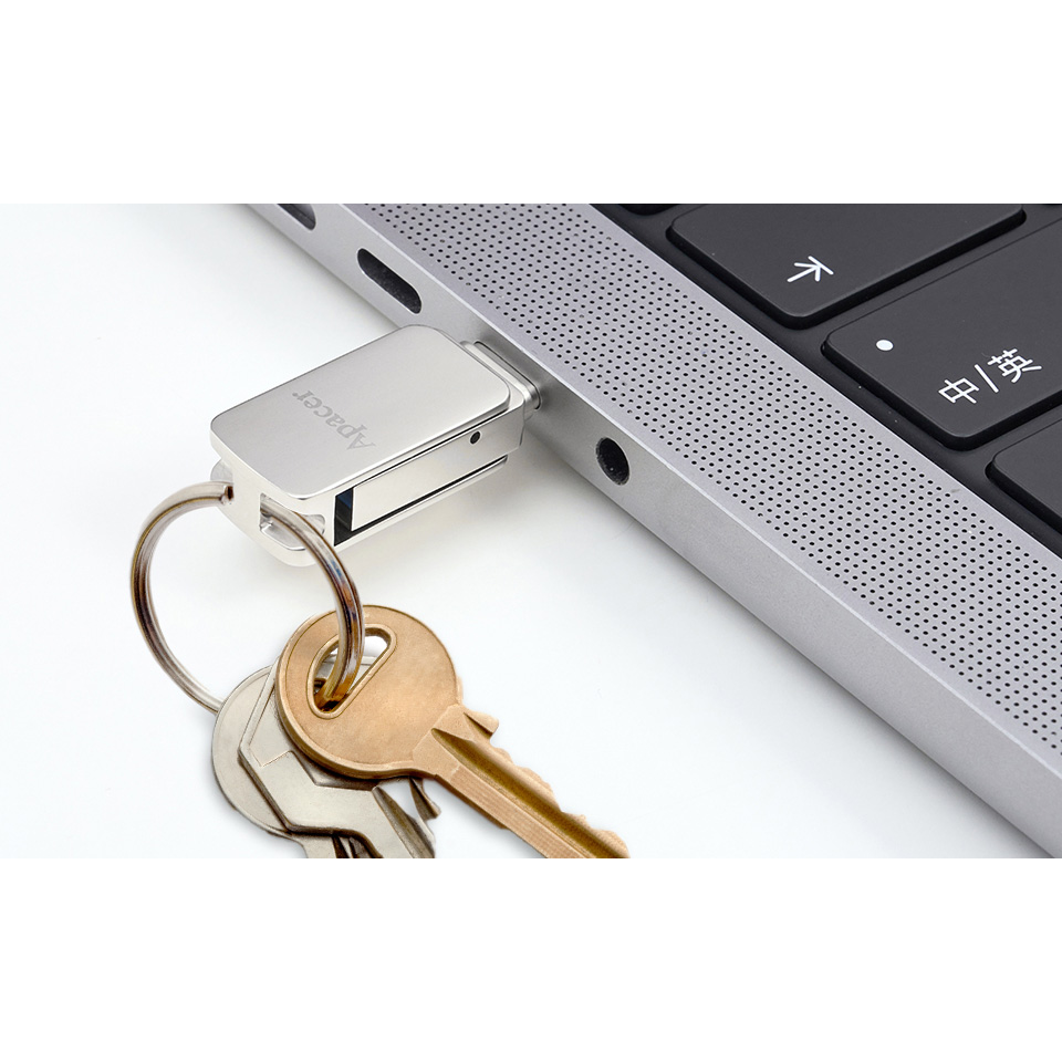 Флешка 64GB APACER AH181 USB 3.2 Type-C/USB-A (AP64GAH181S-1)