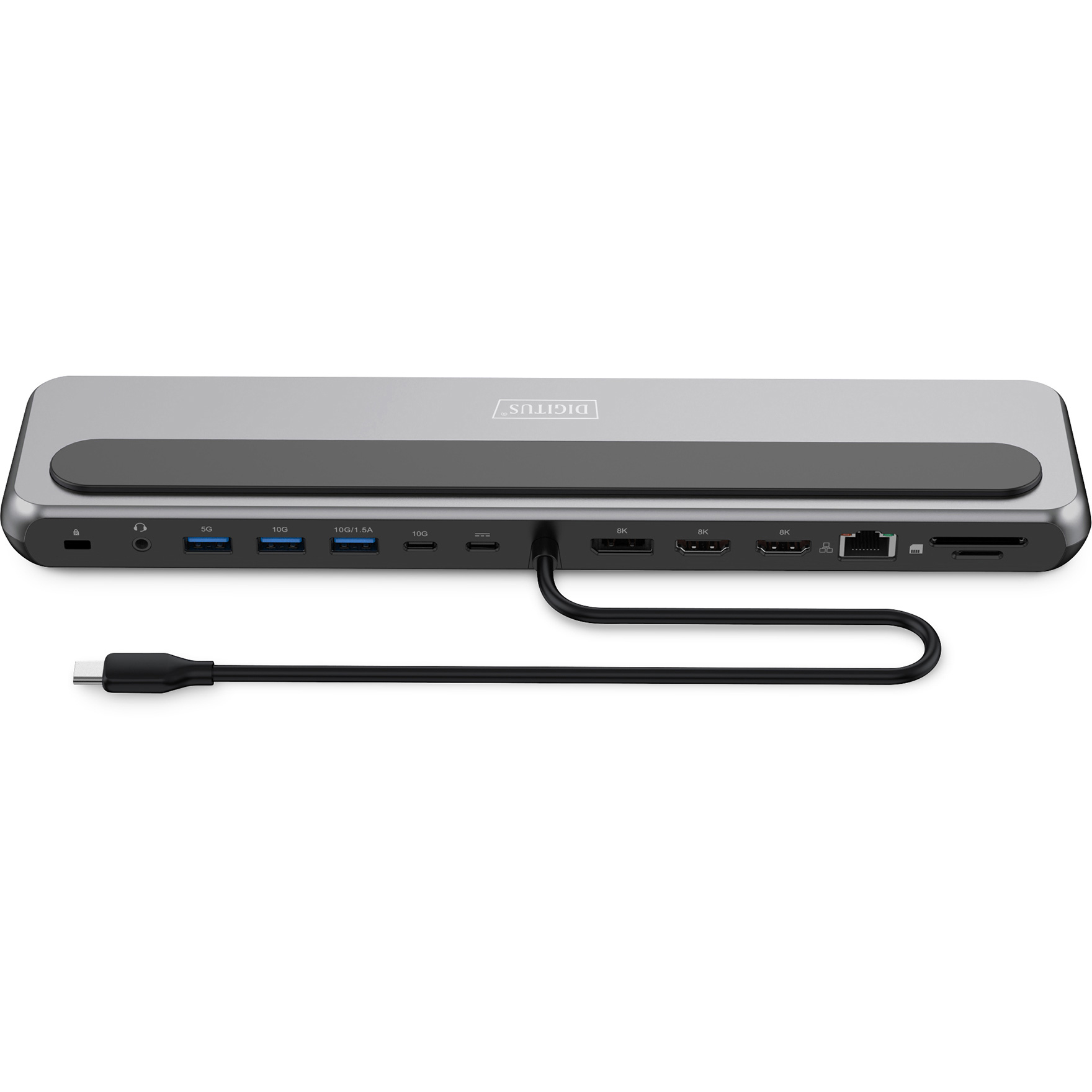 Порт-реплікатор DIGITUS USB-C 12-Port 8K Docking Station (DA-70919)