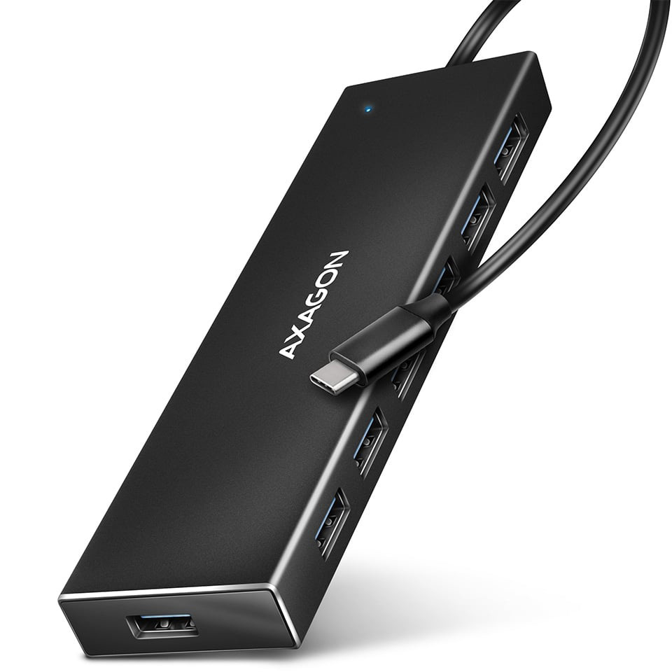 USB-хаб AXAGON 7-Port SuperSpeed USB-C Flat Hub
