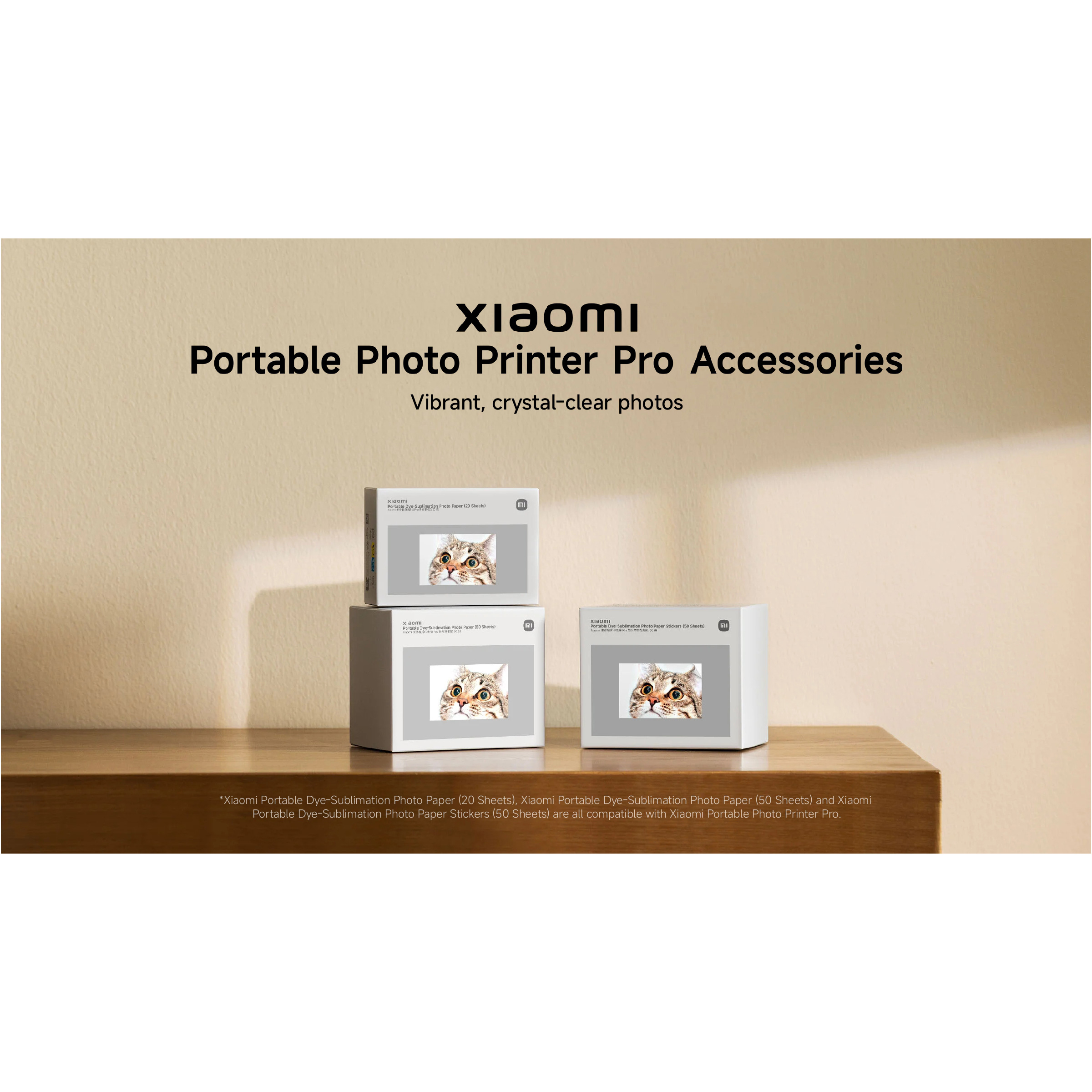 Фотопапір самоклеючий XIAOMI Portable Dye-Sublimation Photo Paper 5x7.6см 50л (BHR082PGL)