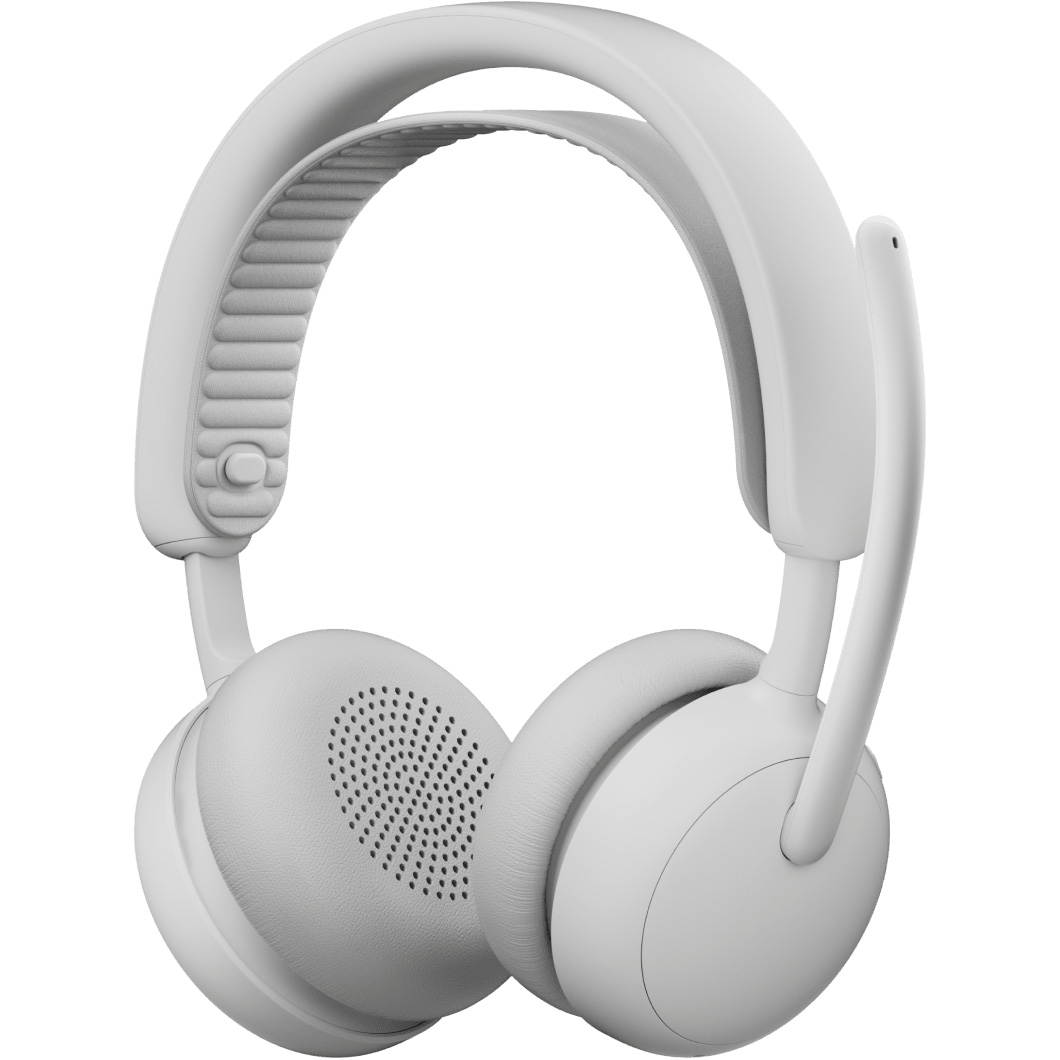 Гарнитура беспроводная LOGITECH Zone Wireless 2 ES Teams Version w/receiver Off-White (981-001520)