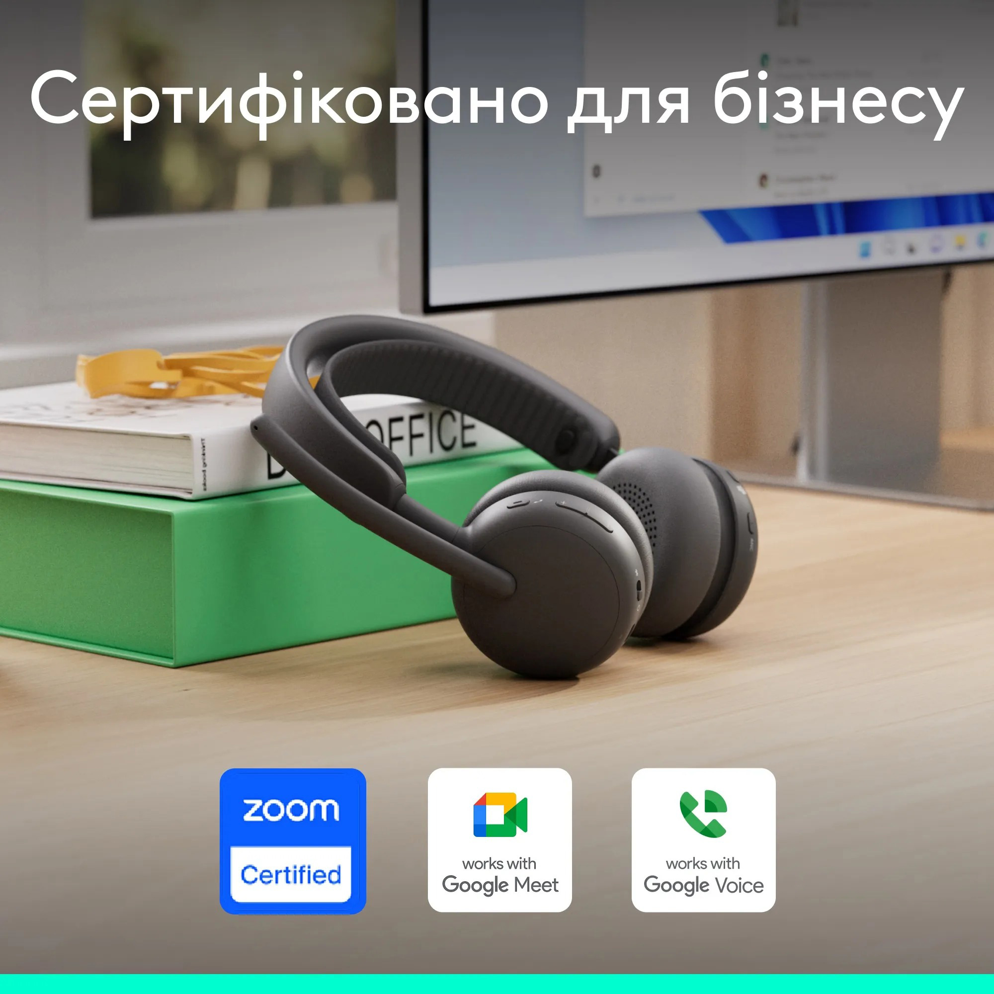 Гарнитура беспроводная LOGITECH Zone Wireless 2 ES UC Version w/receiver Graphite (981-001498)