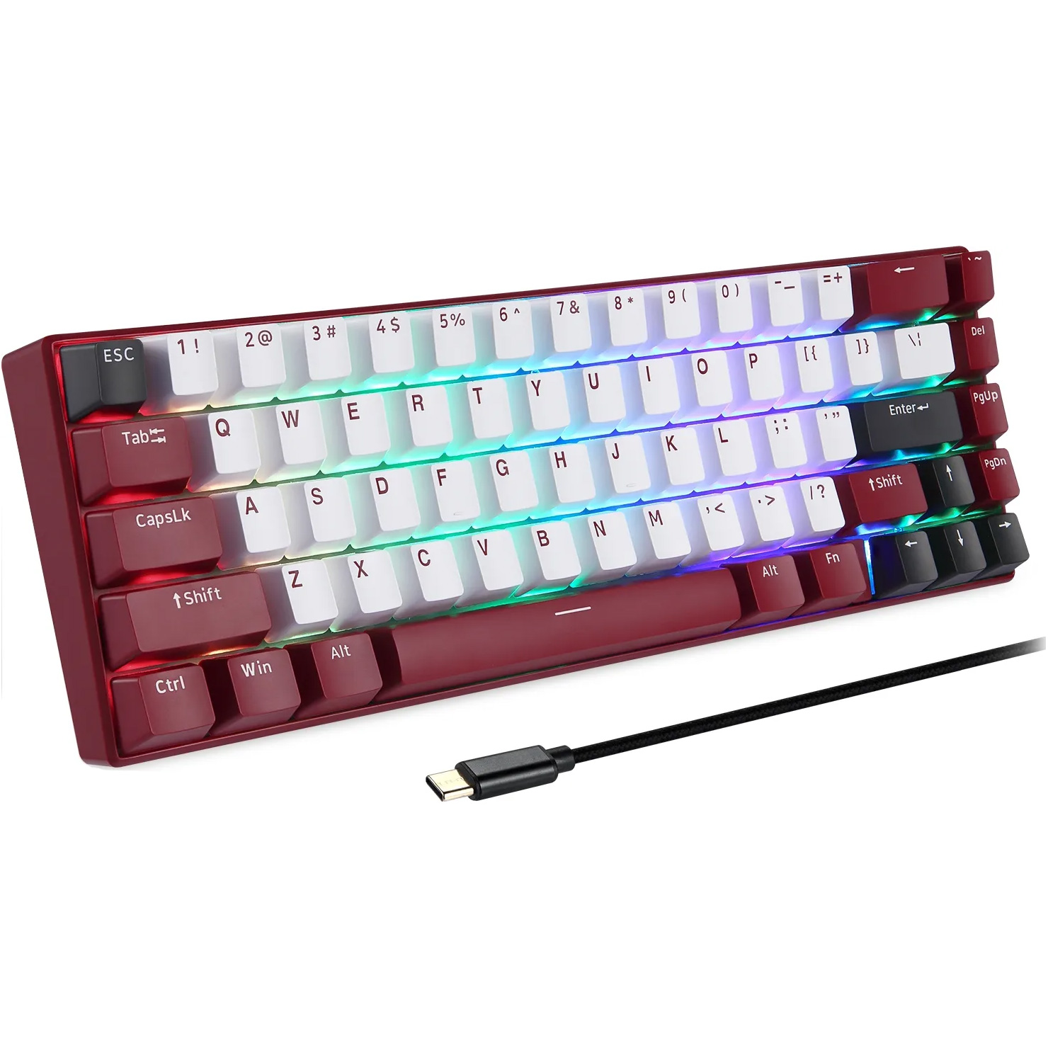 Клавиатура беспроводная MOTOSPEED BK67 Longhua Blue Switch Red (MTBK67RMB)