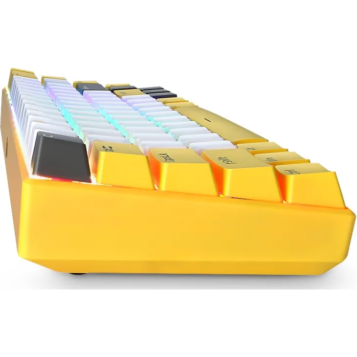 Клавиатура беспроводная MOTOSPEED BK67 Longhua Blue Switch Yellow (MTBK67YMB)
