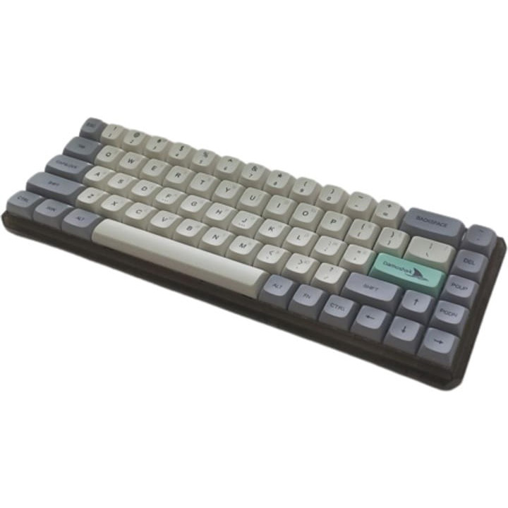 Клавіатура бездротова MOTOSPEED Darmoshark K5 Gateron Yellow Pro Switch Light Gray (DMK5LGYPRO)