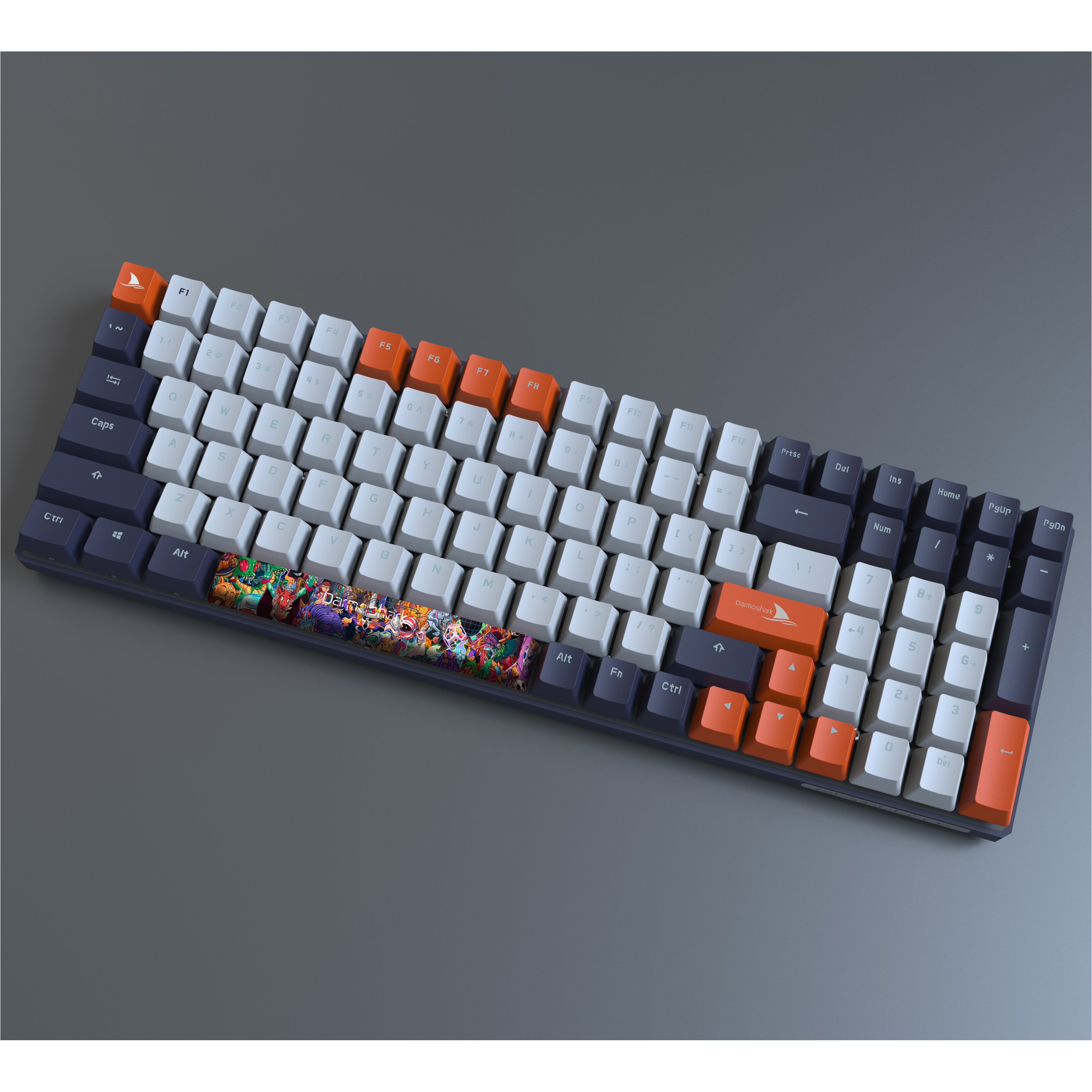 Клавіатура бездротова MOTOSPEED K1 Pro Gateron Blue Switch (DMK1PROGB)
