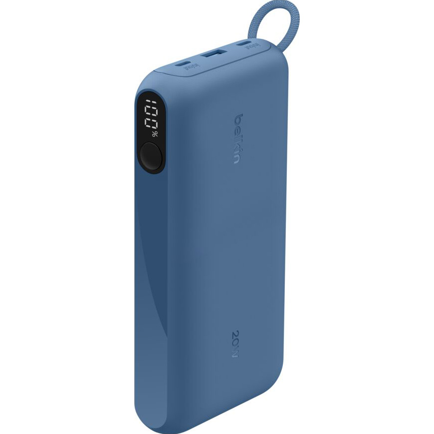 Повербанк BELKIN BoostCharge Power Bank 20K with Display 20W 20000mAh Blue (BPB028HQBL)