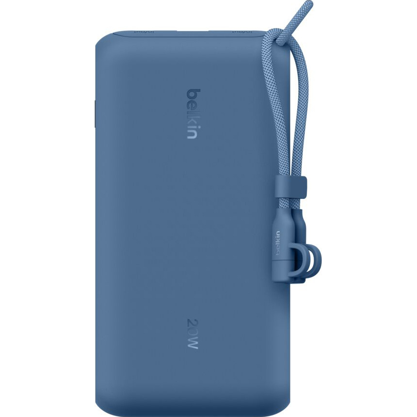Повербанк BELKIN BoostCharge Power Bank 20K with Display 20W 20000mAh Blue (BPB028HQBL)