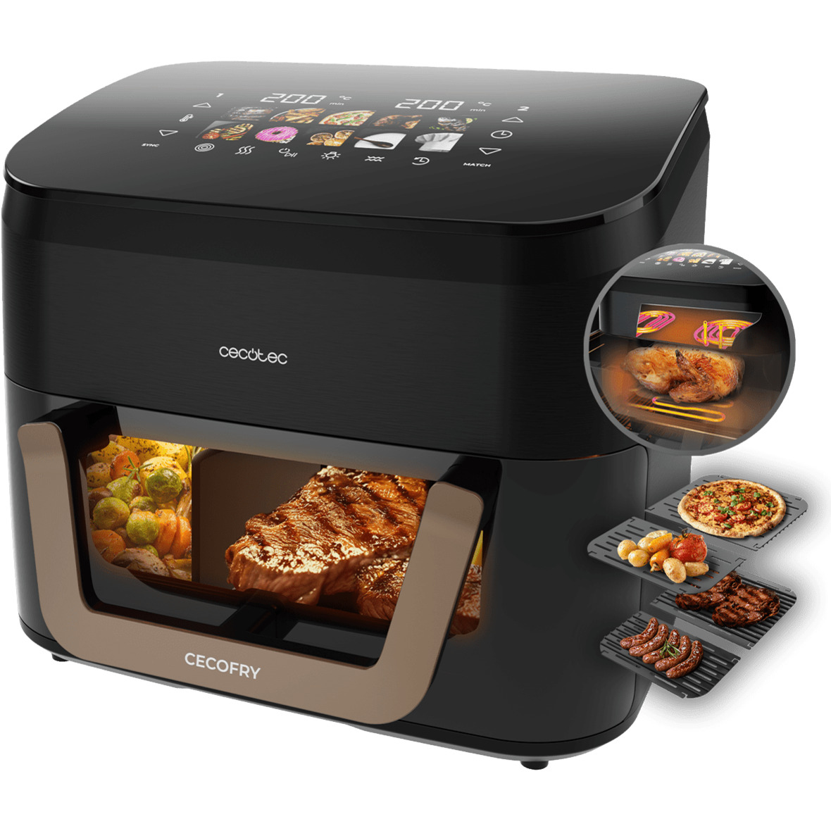 Мультипечь CECOTEC Cecofry&Grill Smokin' 11000 Plus (A01_EU01_101138)