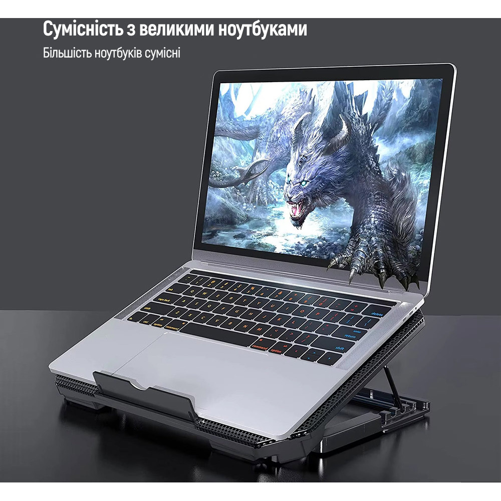 Подставка для ноутбука COLORWAY Cooling Laptop Q100