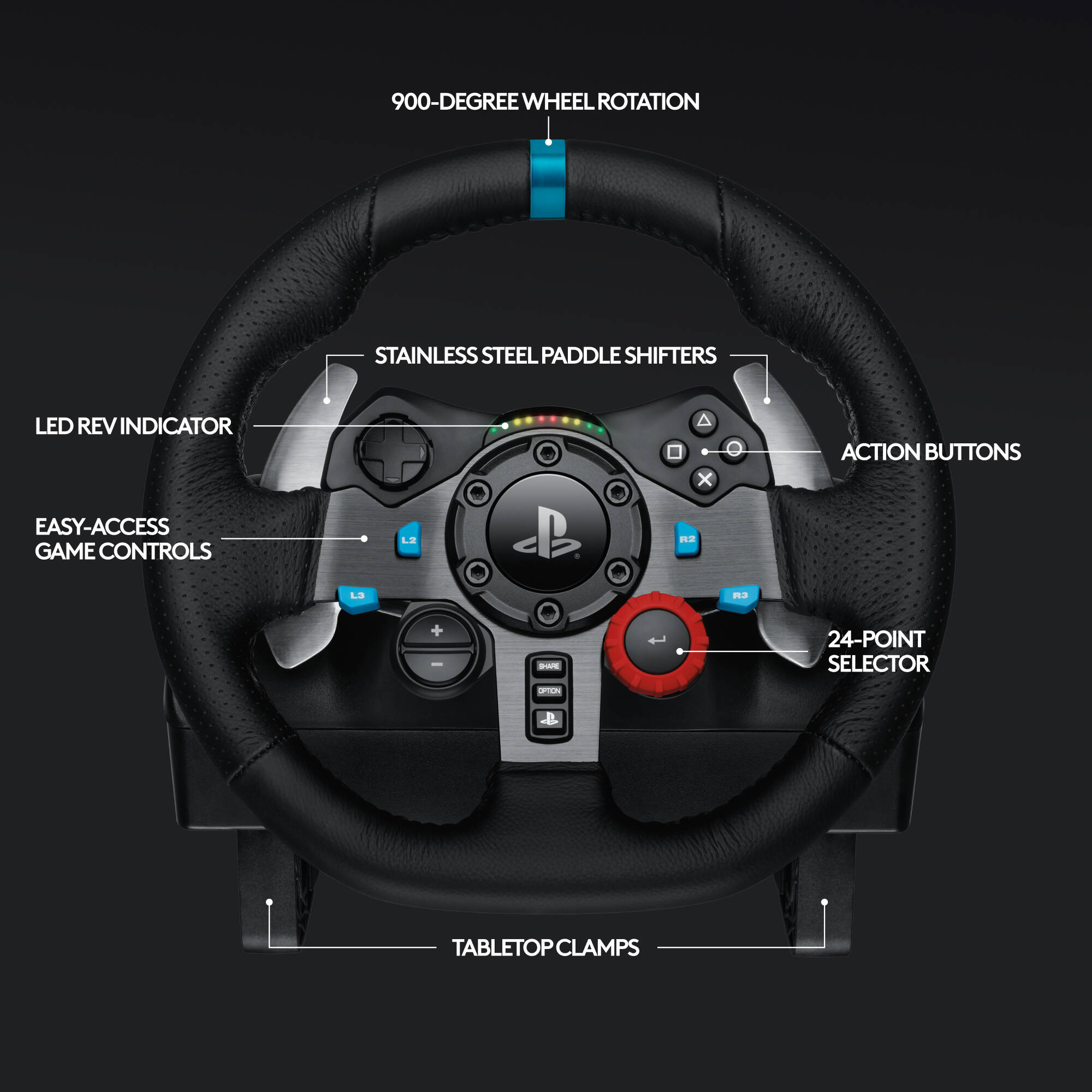 Игровой руль LOGITECH G29 Driving Force (941-000112)