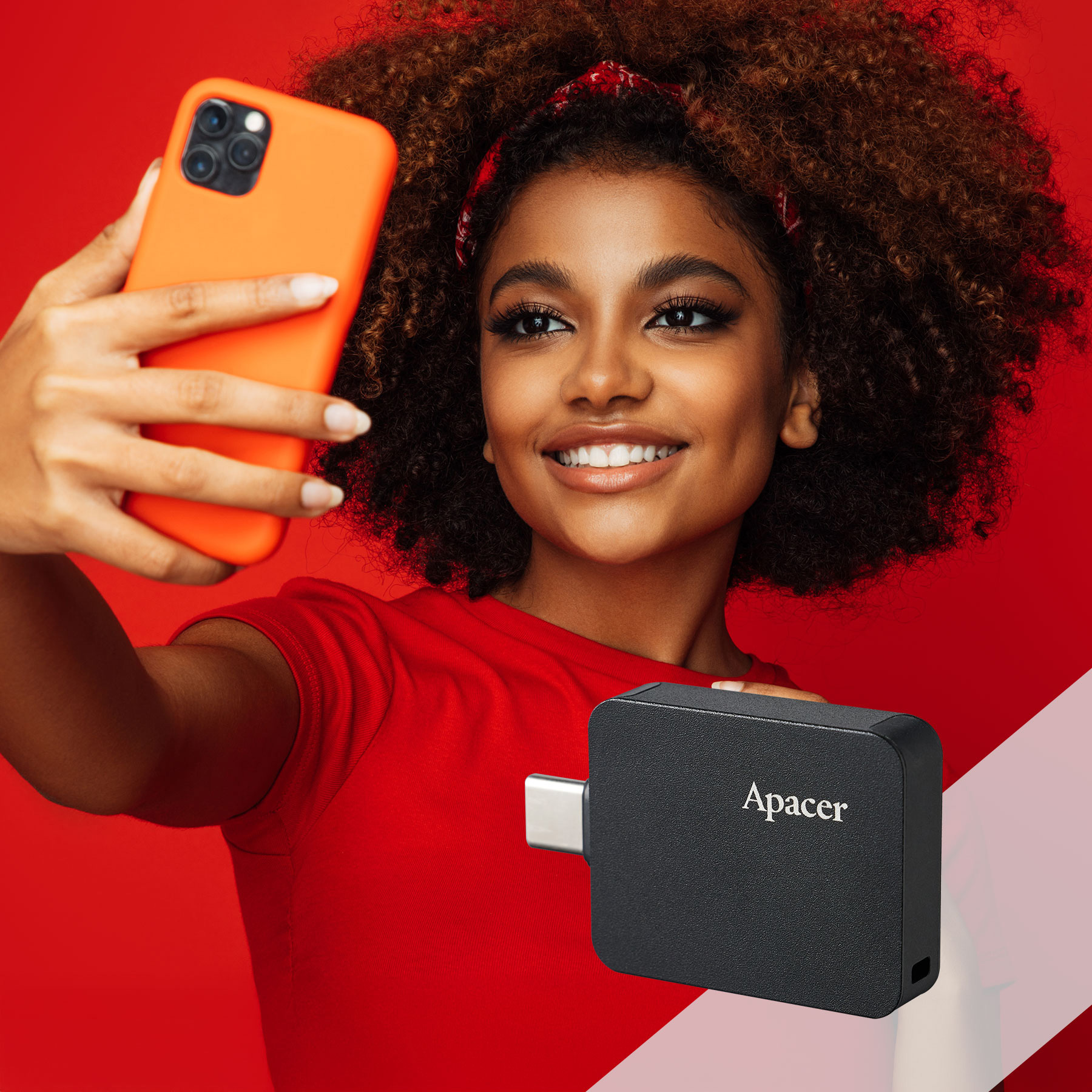 Портативний SSD диск APACER AS714 2TB USB3.2 Gen2 (AP2TBAS714B-1)