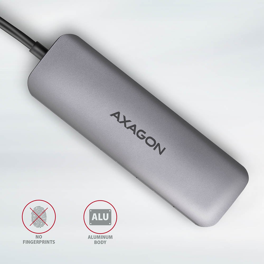 Порт-реплікатор AXAGON 5-in-1 SuperSpeed USB-C Combo Hub
