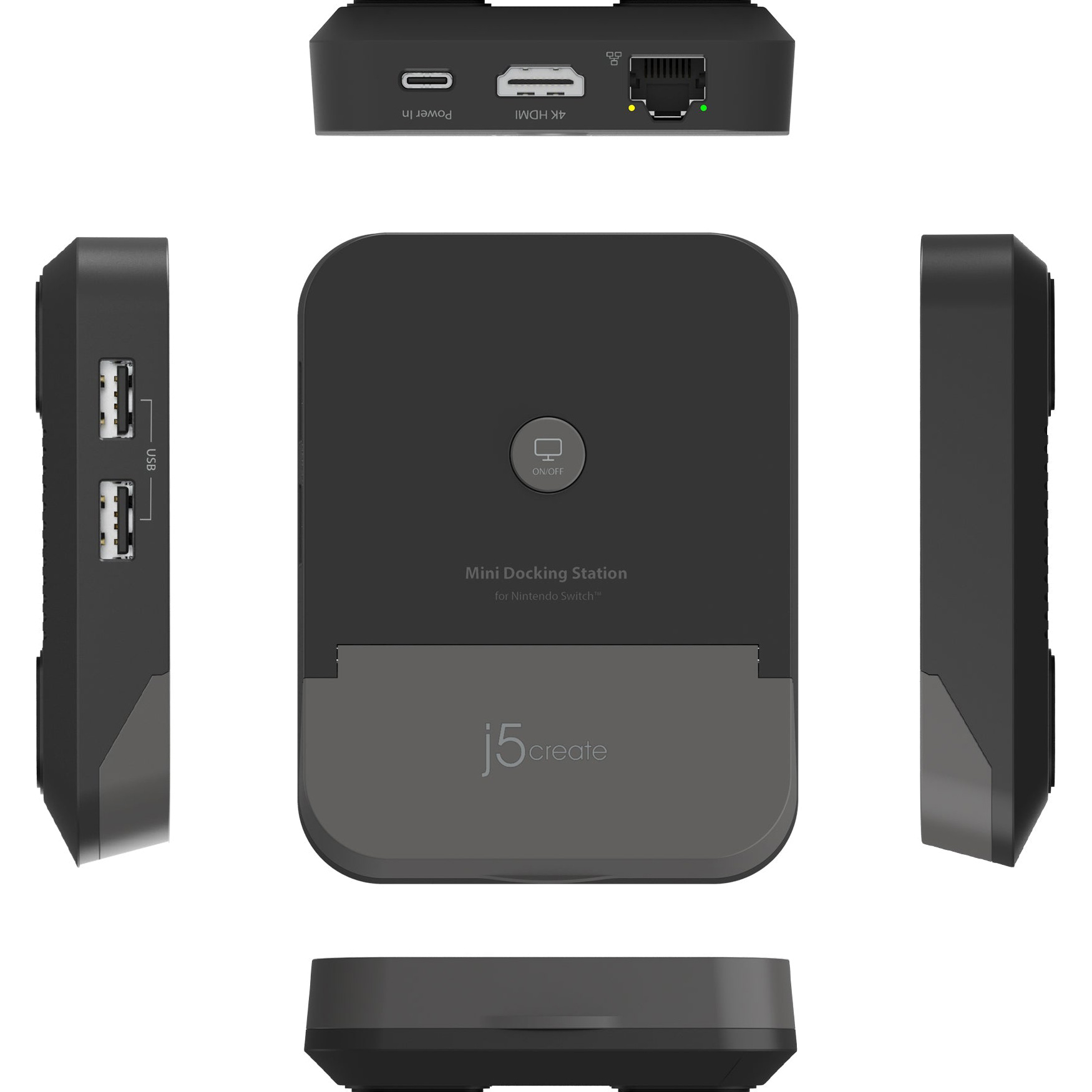 Док-станція J5CREATE Mini Docking Station for Nintendo Switch (JCD620-N)