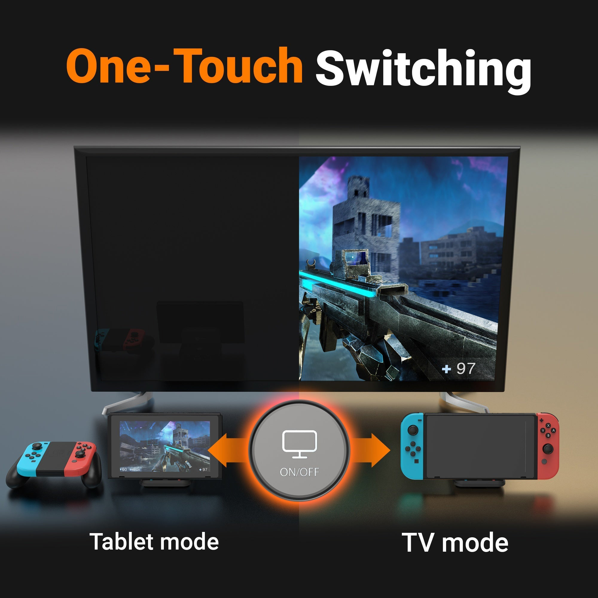 Док-станція J5CREATE Mini Docking Station for Nintendo Switch (JCD620-N)