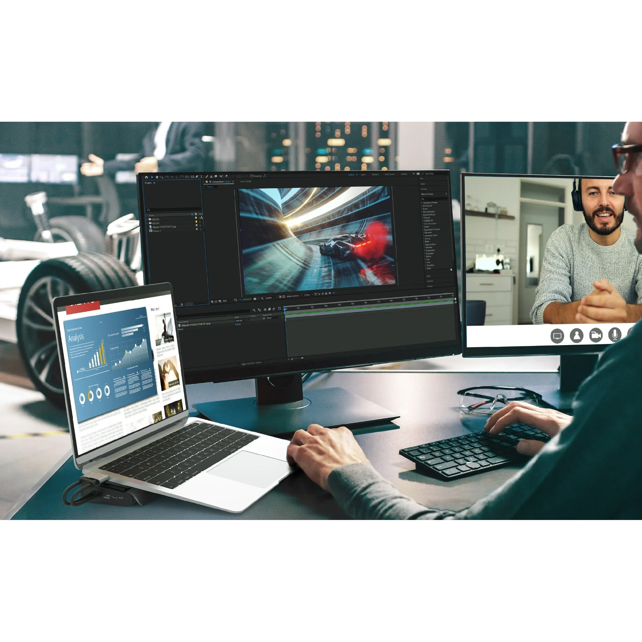 Док-станція J5CREATE 12-in-1 M.2 NVMe USB-C Gen 2 Docking Station (JCD552-N)