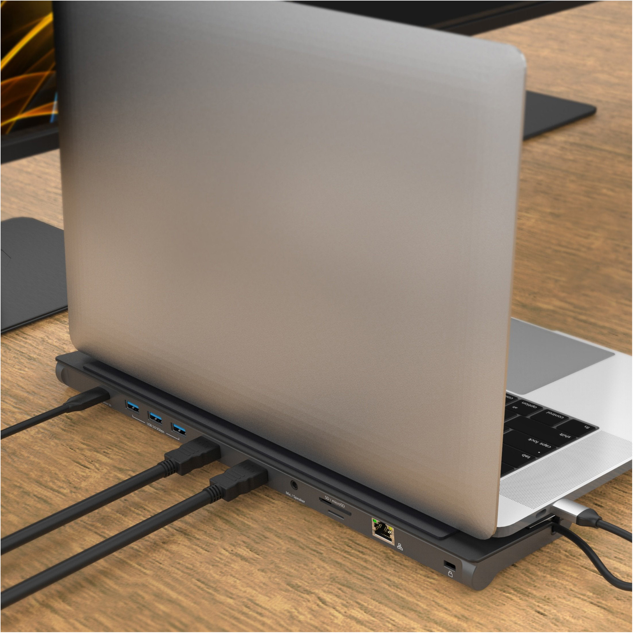 Док-станція J5CREATE 10-in-1 USB-C Dual HDMI Docking Station (JCD542-N)