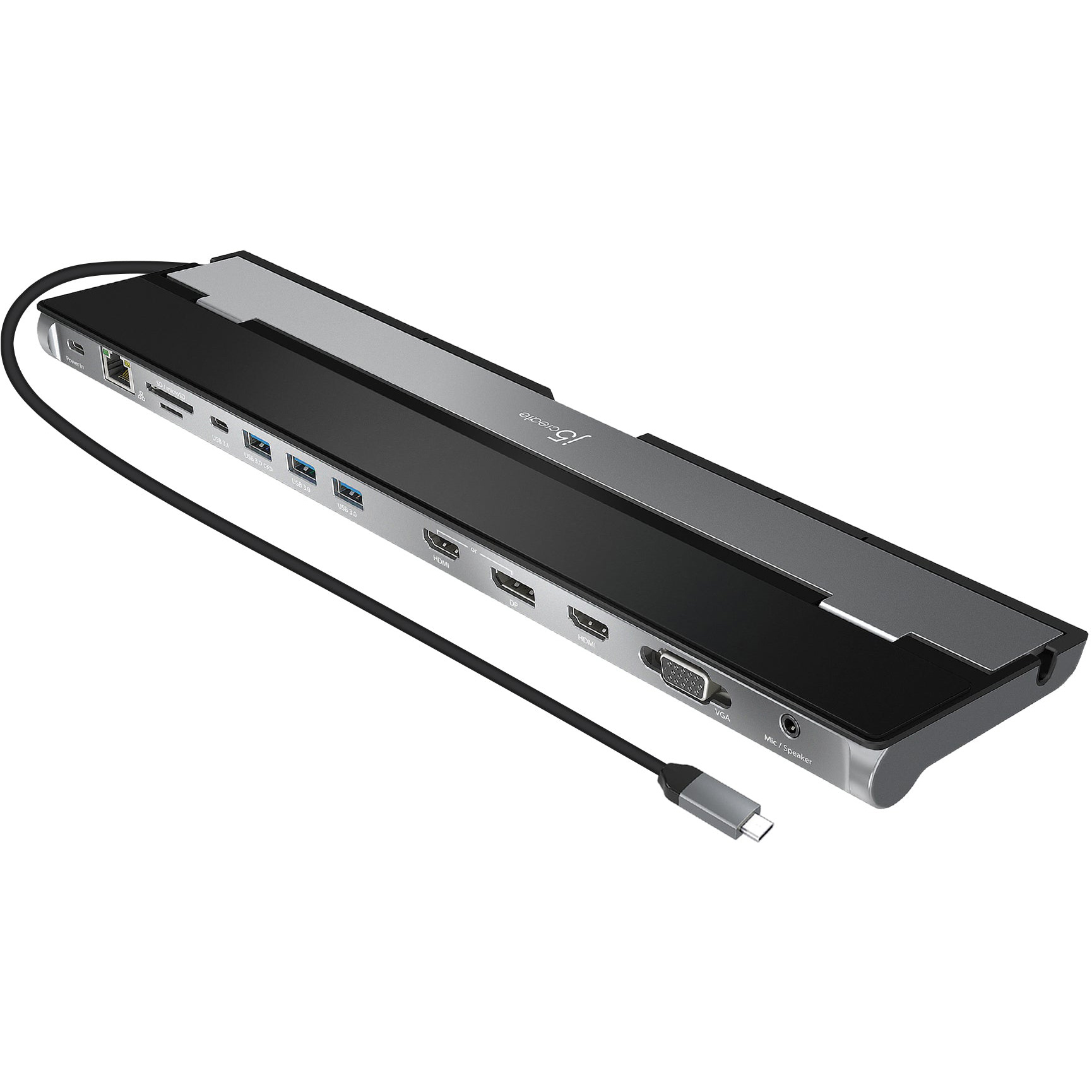 Док-станція J5CREATE 13-in-1 USB-C Triple Display Docking Station (JCD543-N)
