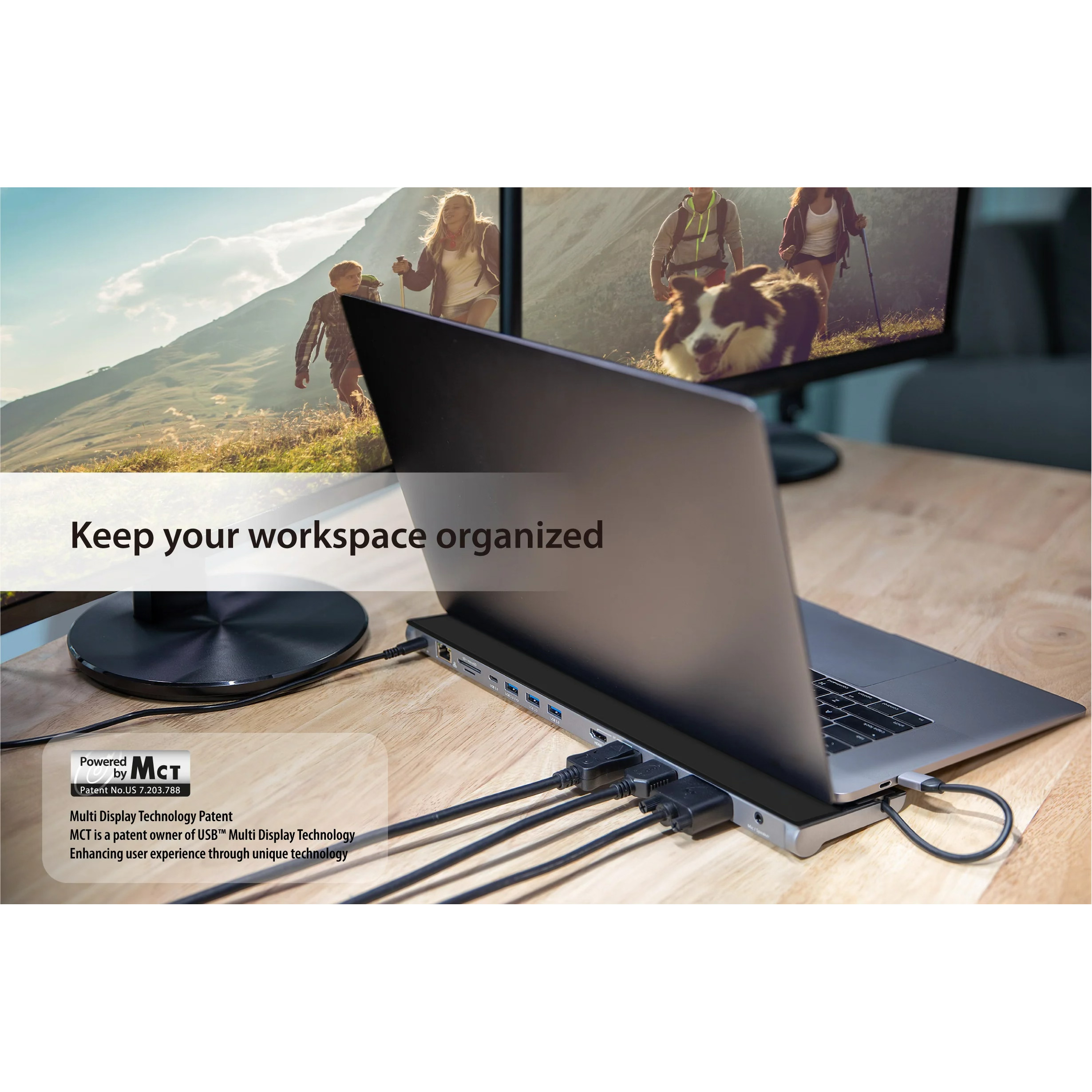 Док-станція J5CREATE 13-in-1 USB-C Triple Display Docking Station w/100W PD Adapter (JCD543P-EN)