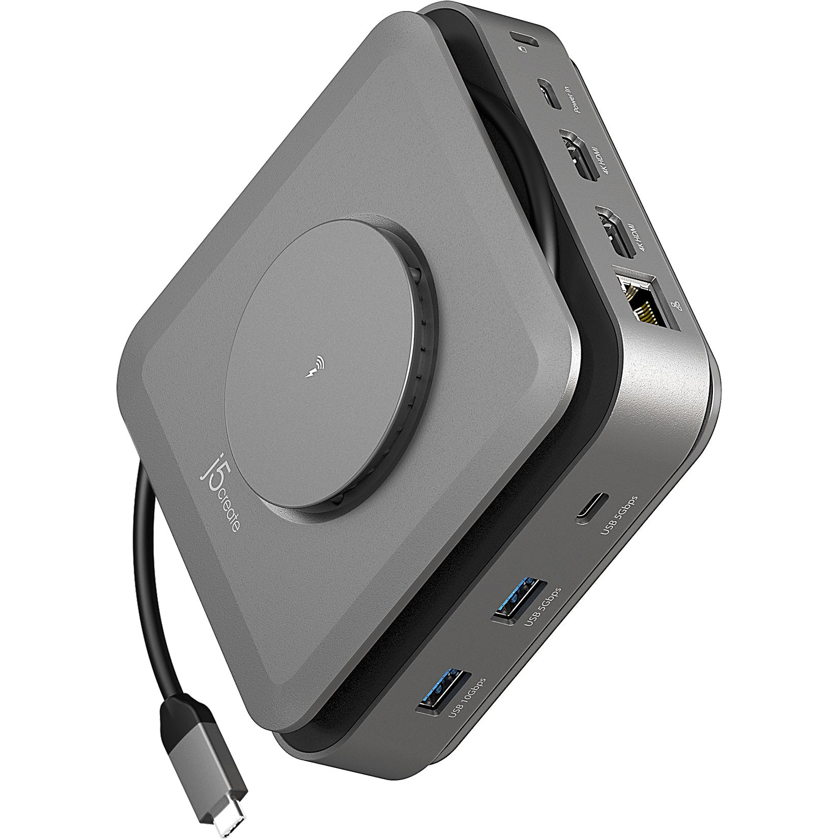 Порт-репликатор J5CREATE 12-in-1 USB-C Dock Dual 4K HDMI (JCD3199-N)