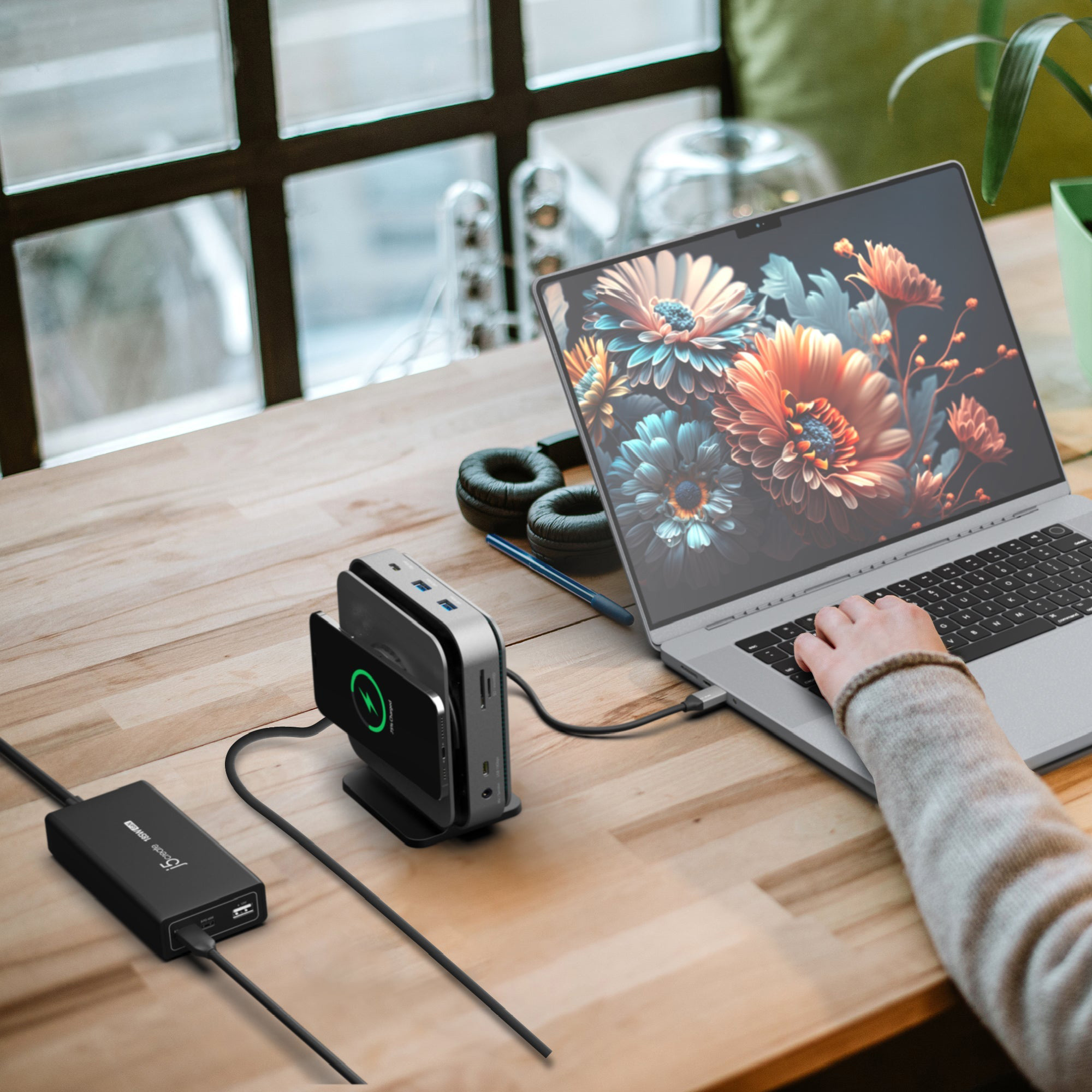 Порт-репликатор J5CREATE 12-in-1 USB-C Dock Dual 4K HDMI (JCD3199-N)
