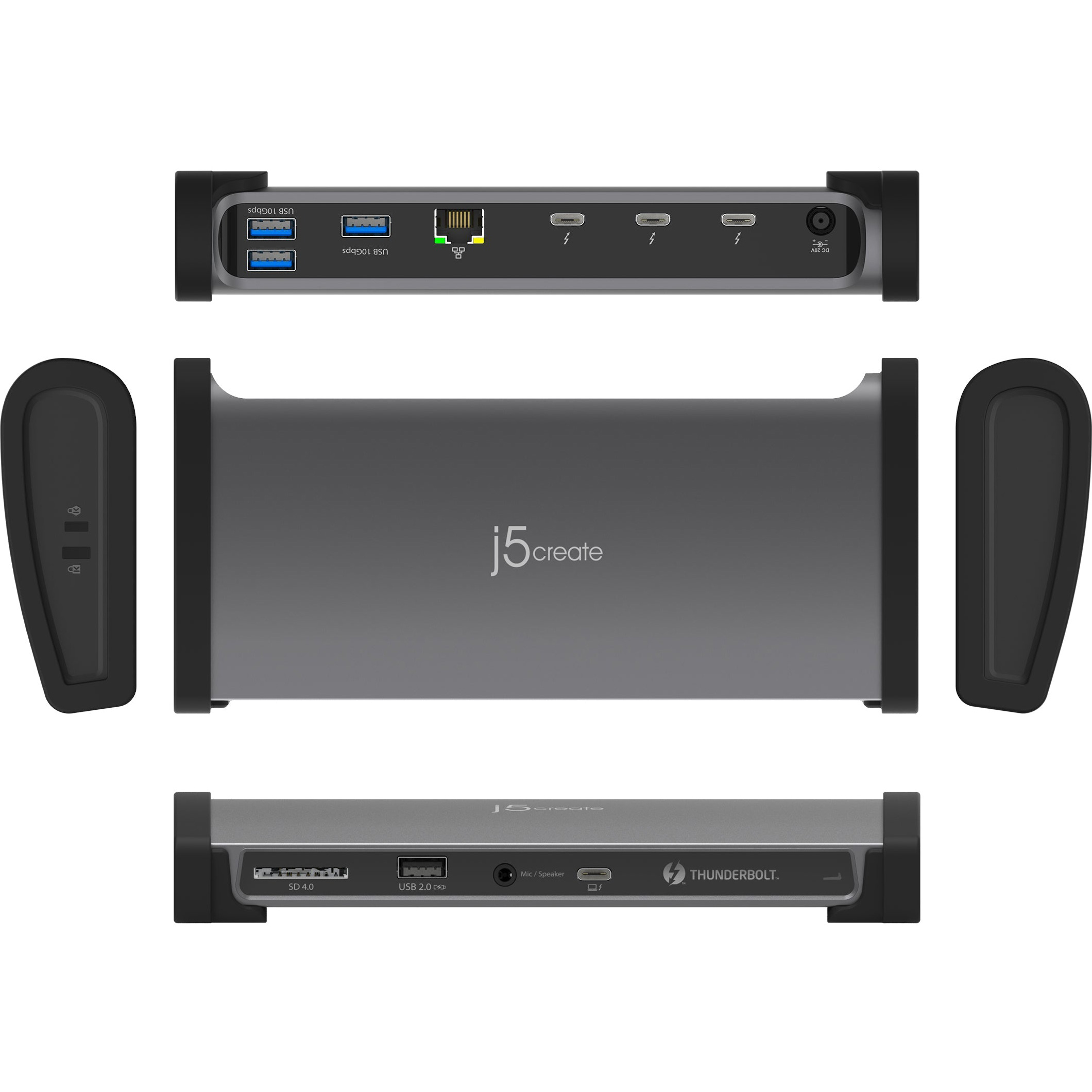 Док-станция J5CREATE 11-in-1 8K Thunderbolt 4 Docking Station (JTD562-EN)