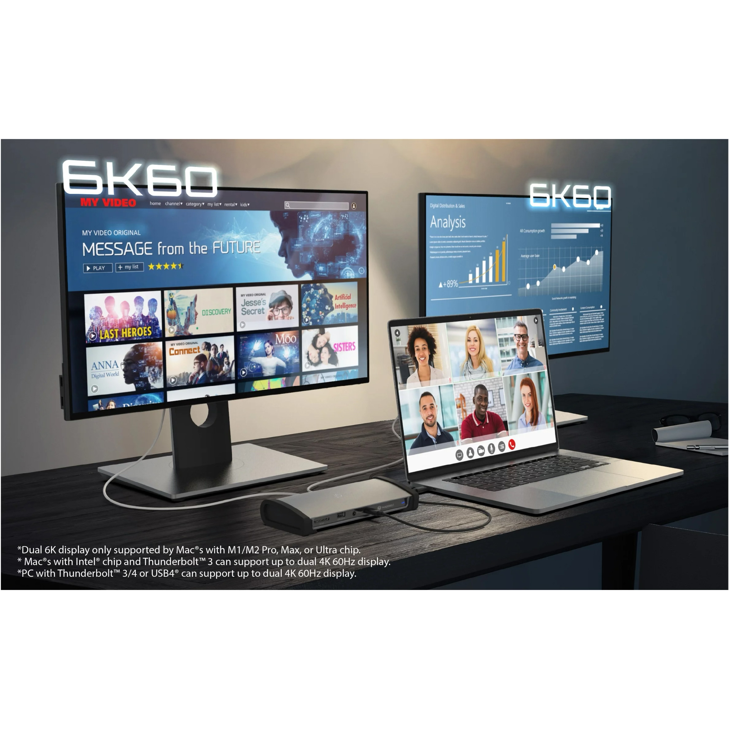 Док-станция J5CREATE 11-in-1 8K Thunderbolt 4 Docking Station (JTD562-EN)