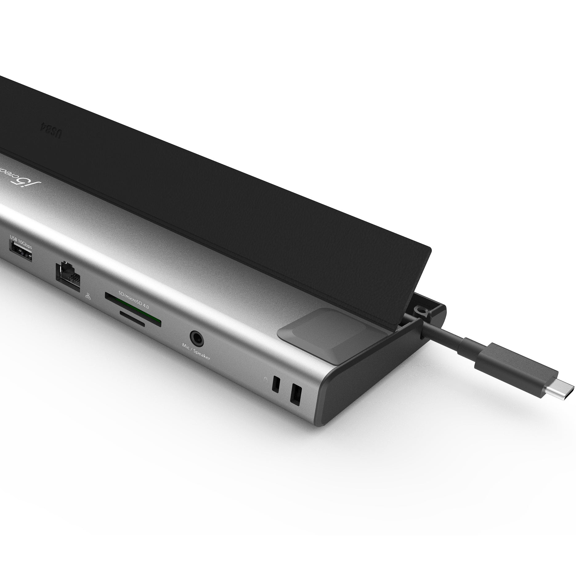 Док-станція J5CREATE 12-in-1 USB4 Triple 4K Display Docking Station (JCD554-N)