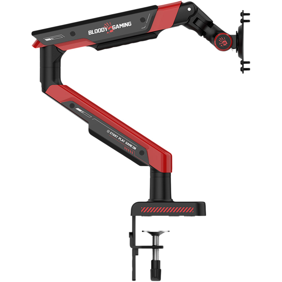 Настольное крепление для монитора A4TECH BLOODY DM-8 Sports Red 17"-39" Black