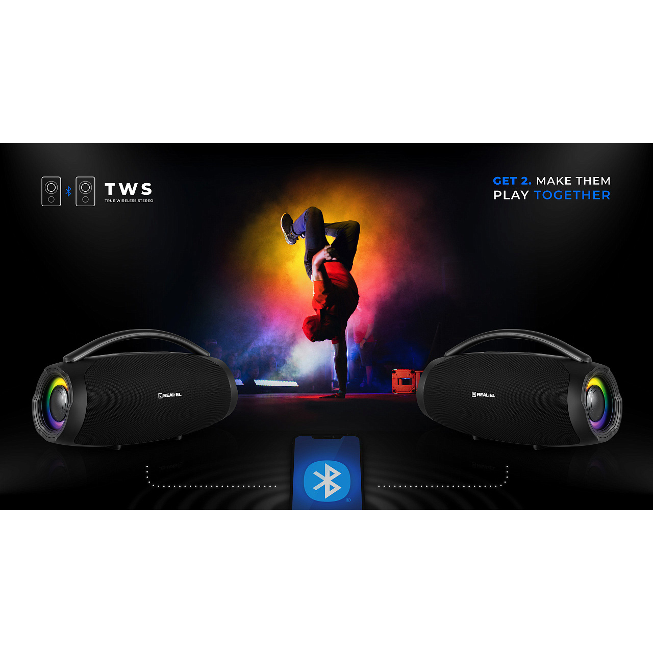 Бумбокс REAL-EL X-755 Black