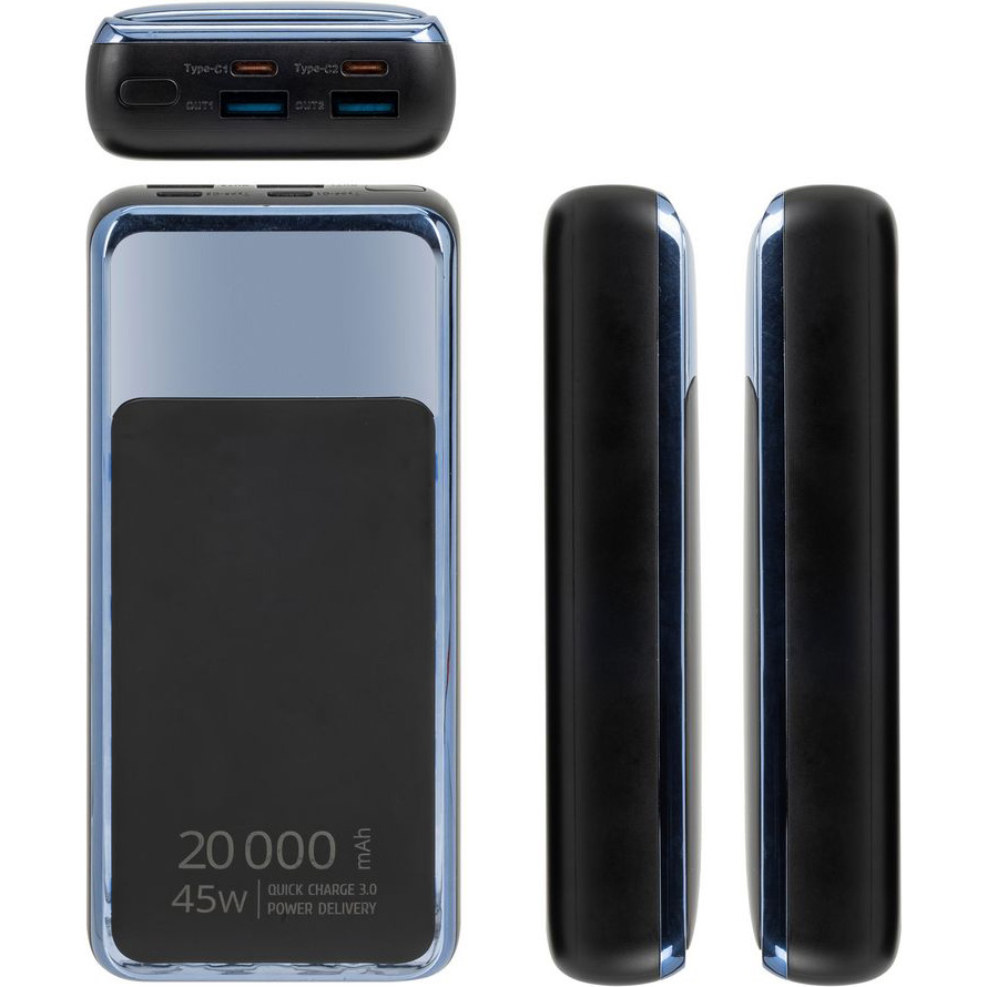 Повербанк RIVACASE Rivapower VA1075 QC/PD 45W 20000mAh
