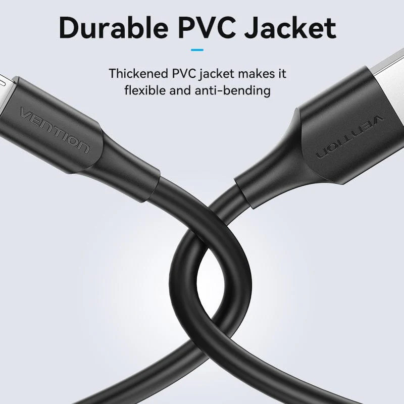Кабель VENTION USB-A Male to Micro-B Male 2м Black (CTIBH)