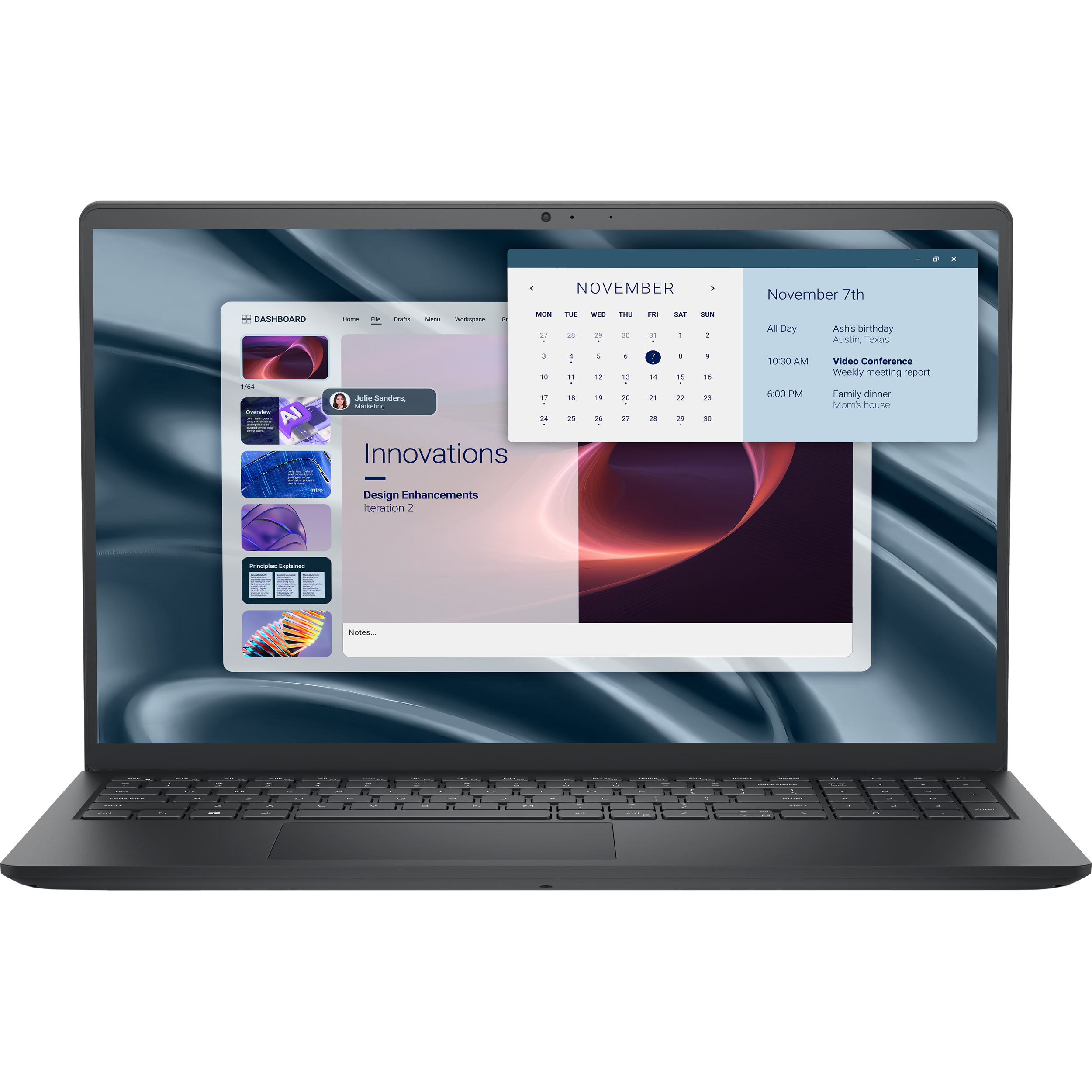 Ноутбук DELL Pro 15 Essential Carbon Black (PV15255MDO850UA_W11H)