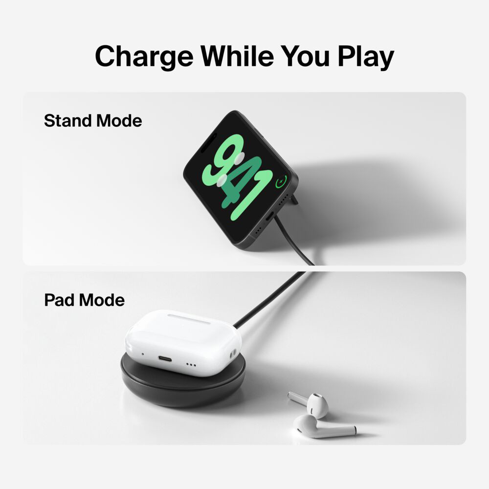 Бездротовий зарядний пристрій BELKIN Boost Up Charge Magnetic Wireless Charging Pad with Qi2 15W Black (WIA011HQBK)