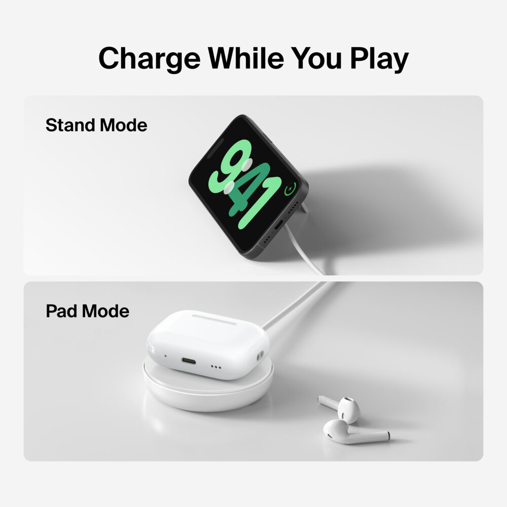 Бездротовий зарядний пристрій BELKIN Boost Up Charge Magnetic Wireless Charging Pad with Qi2 15W White (WIA011HQWH)