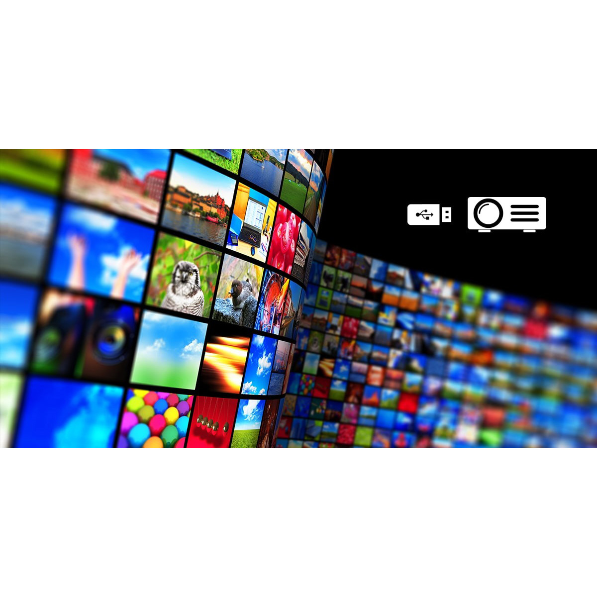 Проектор AOPEN Fire Legend QH31s Blue (MR.JYQ11.003)