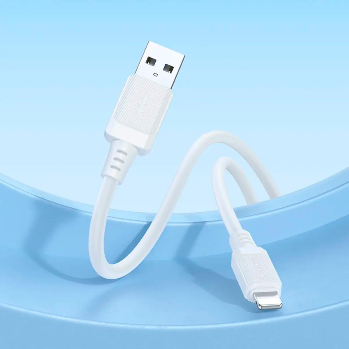 Кабель BOROFONE BX115 USB to Lightning 1м White