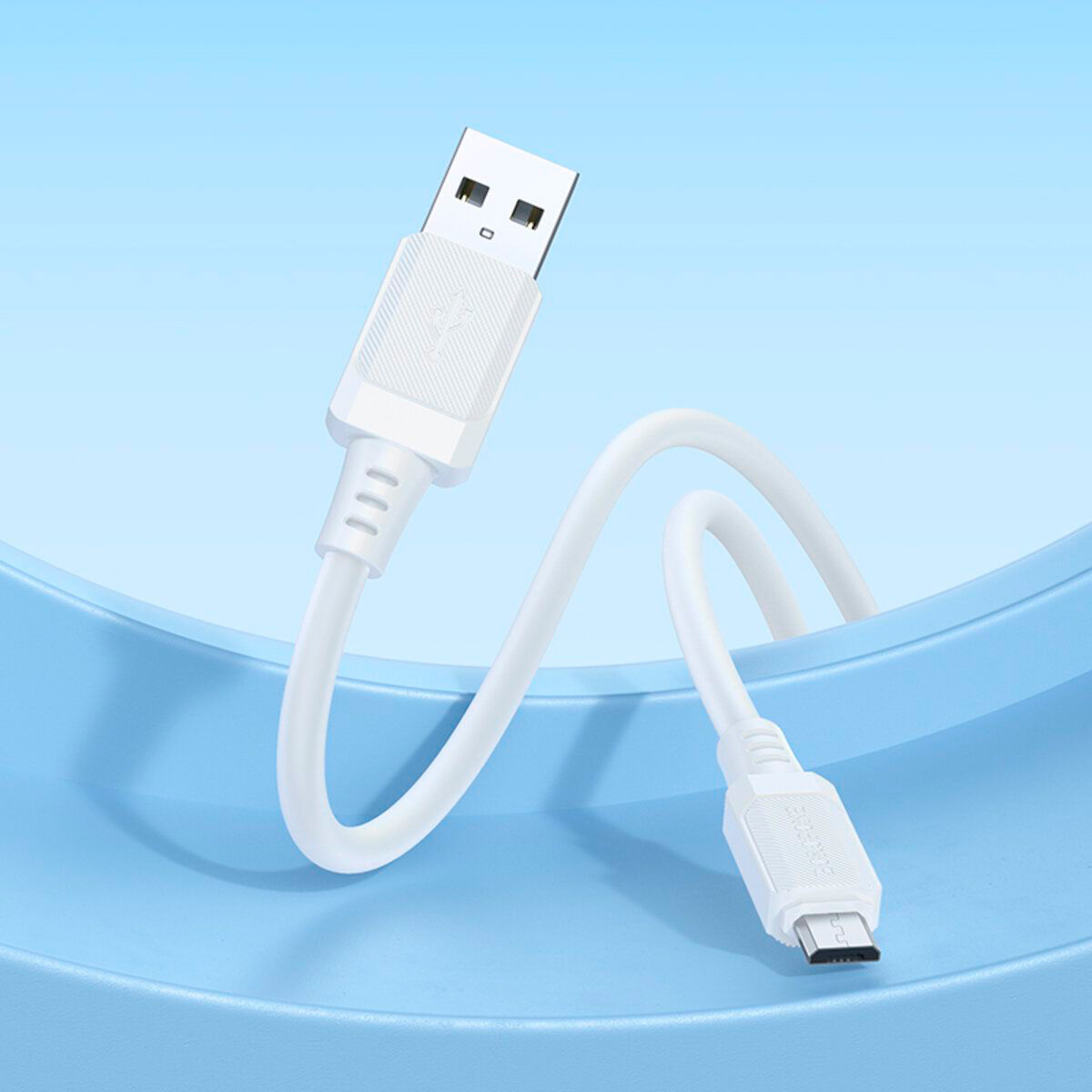 Кабель BOROFONE BX115 USB-A to USB-C 1м White