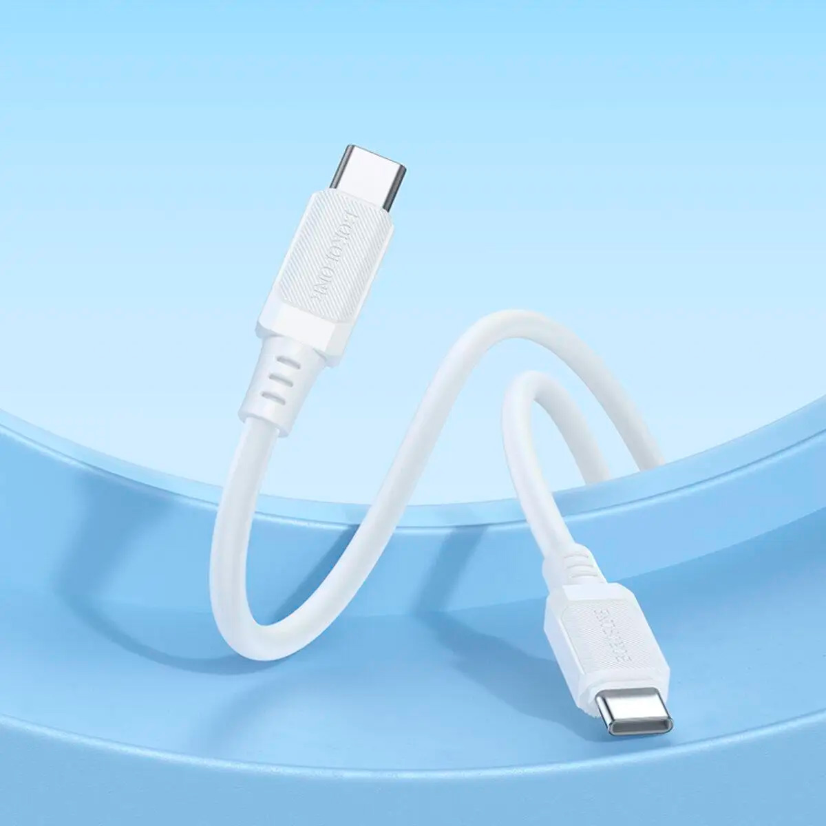 Кабель BOROFONE BX115 USB-C to USB-C 1м White