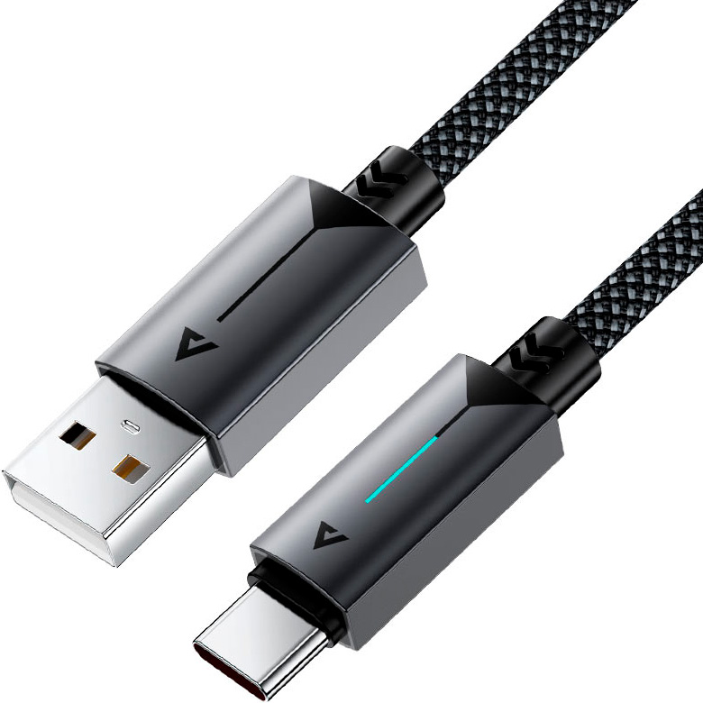 Кабель ACEFAST C19-04 USB-A to USB-C 1.2м Black