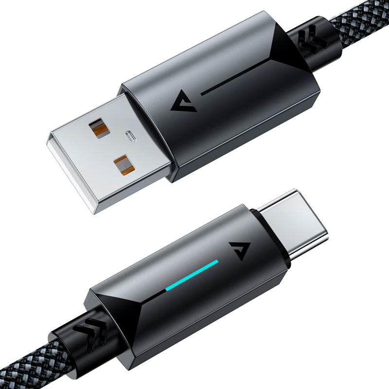 Кабель ACEFAST C19-04 USB-A to USB-C 1.2м Black