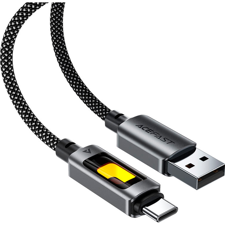 Кабель ACEFAST C21-04 USB-A to USB-C 1.2м Black
