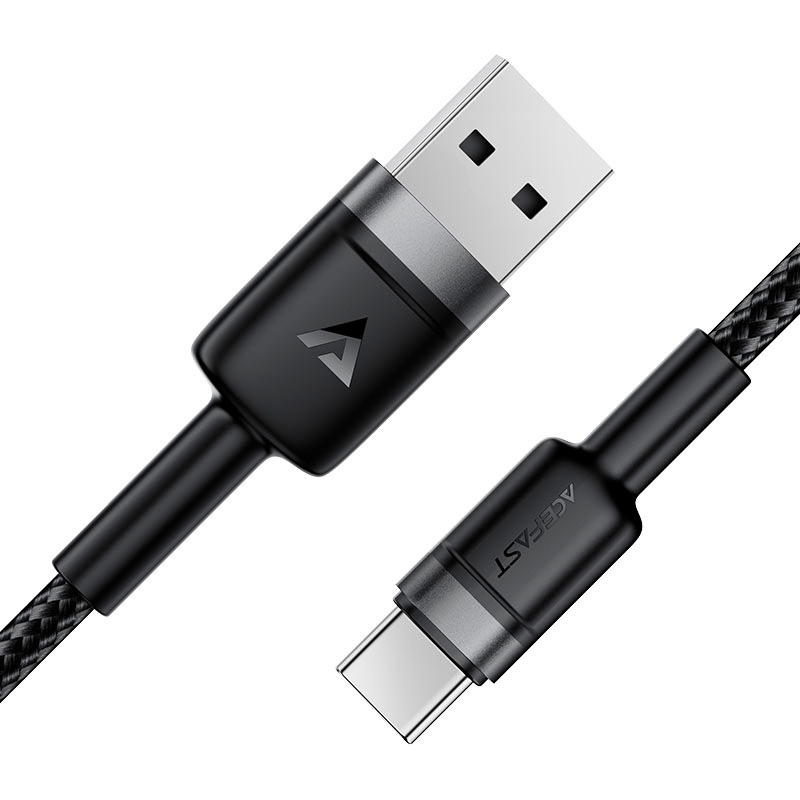 Кабель ACEFAST C22-04 USB-A to USB-C 1.2м Black