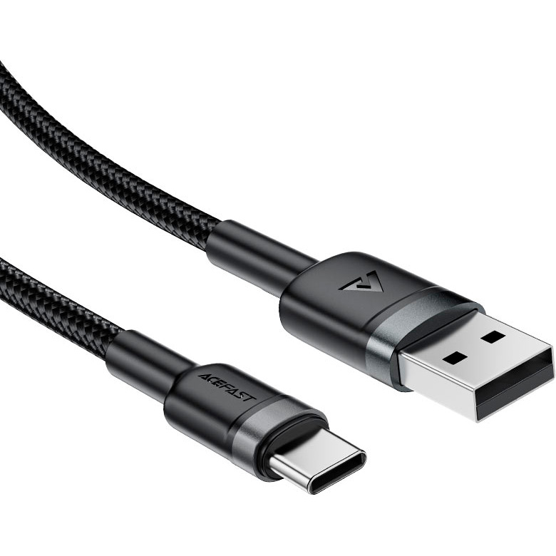 Кабель ACEFAST C22-04 USB-A to USB-C 1.2м Black