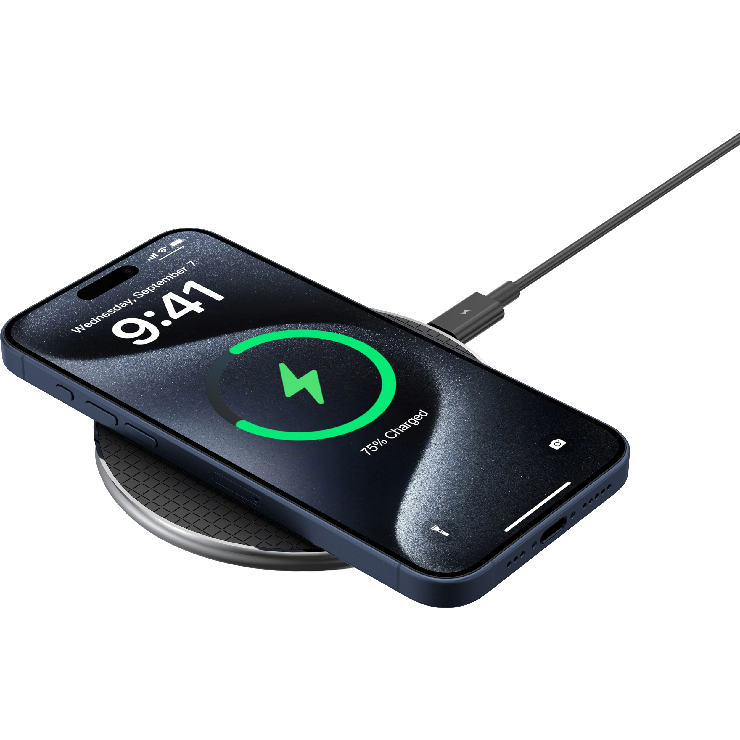 Бездротовий зарядний пристрій ENERGIZER Ultra-Slim Wireless Charging Pad with 15W Fast Power