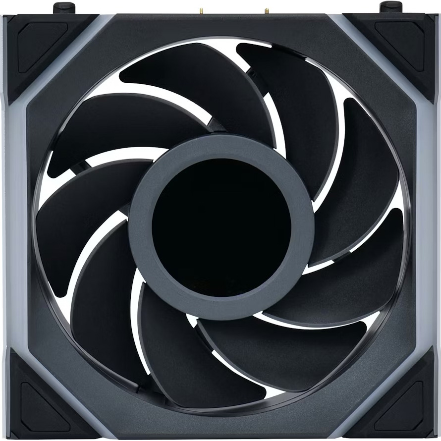 Комплект вентиляторів LIAN LI Uni Fan SL Wireless LCD 120 Reverse Blade Black 3-Pack (G99.12RSLLCD1W3B.00)