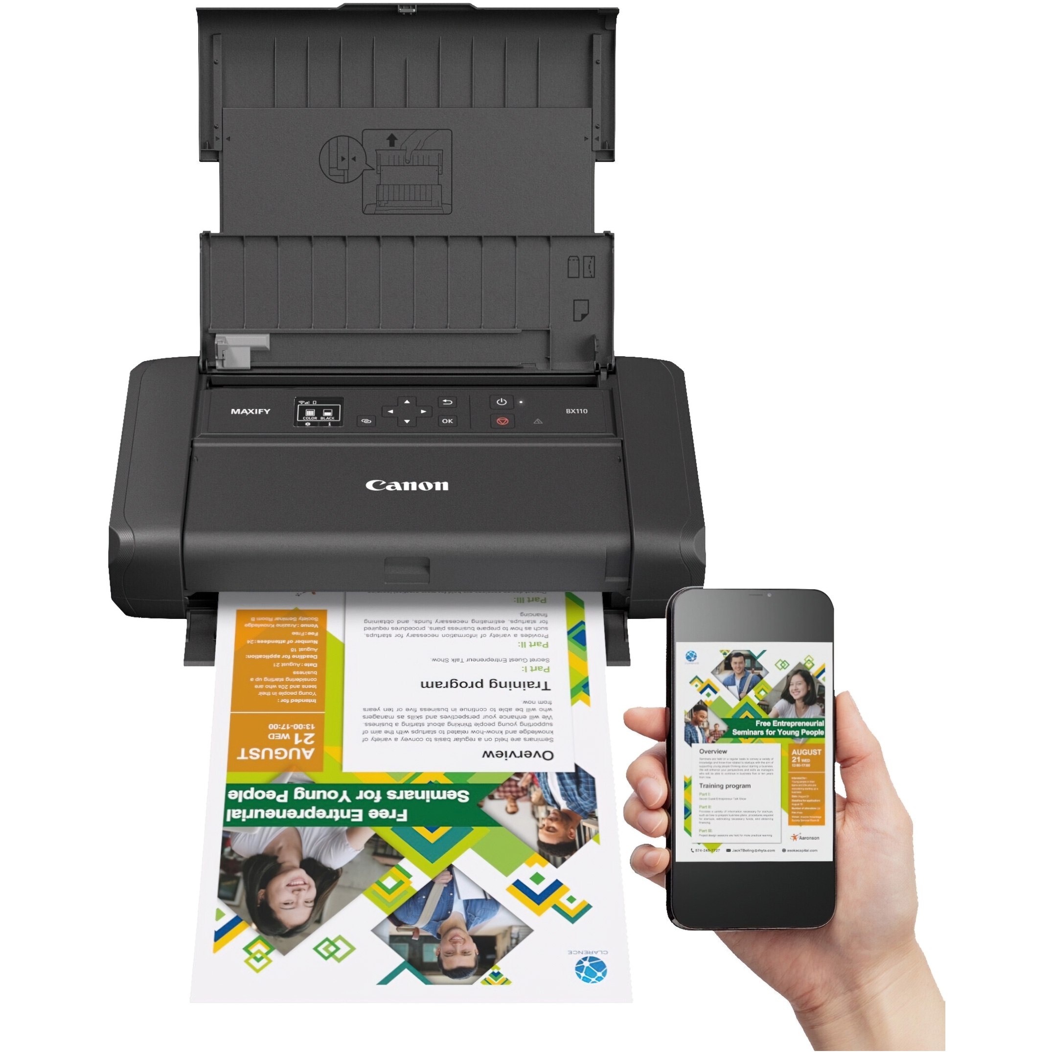 Портативный принтер CANON MAXIFY BX110 (7069C027)