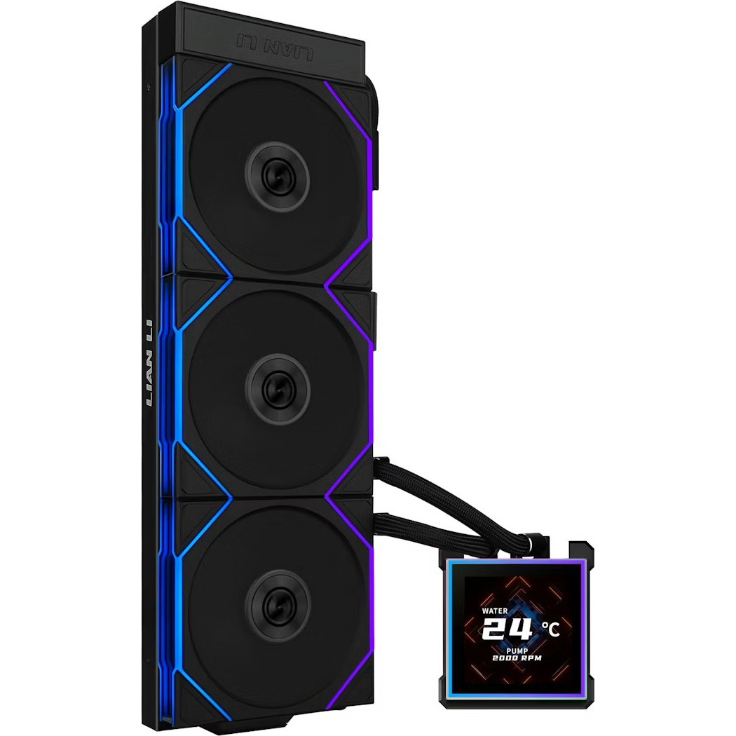 Система водяного охолодження LIAN LI HydroShift II LCD-S 360TL Black (G89.GHS2LCDS36TB.00)