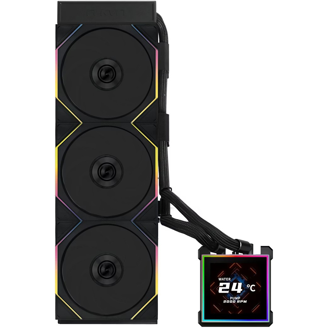 Система водяного охолодження LIAN LI HydroShift II LCD-S 360TL Black (G89.GHS2LCDS36TB.00)