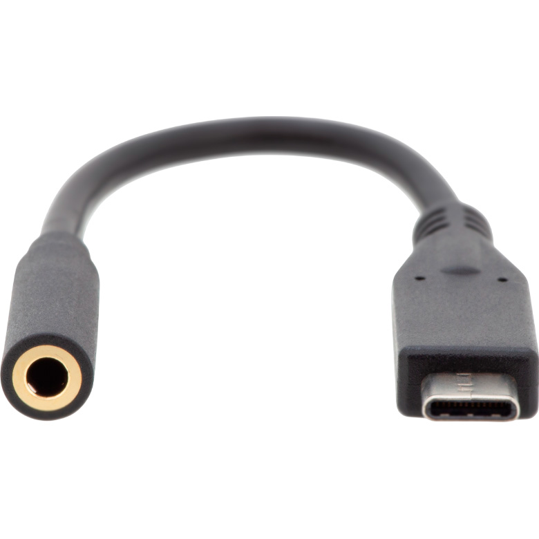 Адаптер DIGITUS USB-C to 3.5mm USB-C to 3.5mm Black (AK-300321-002-S)